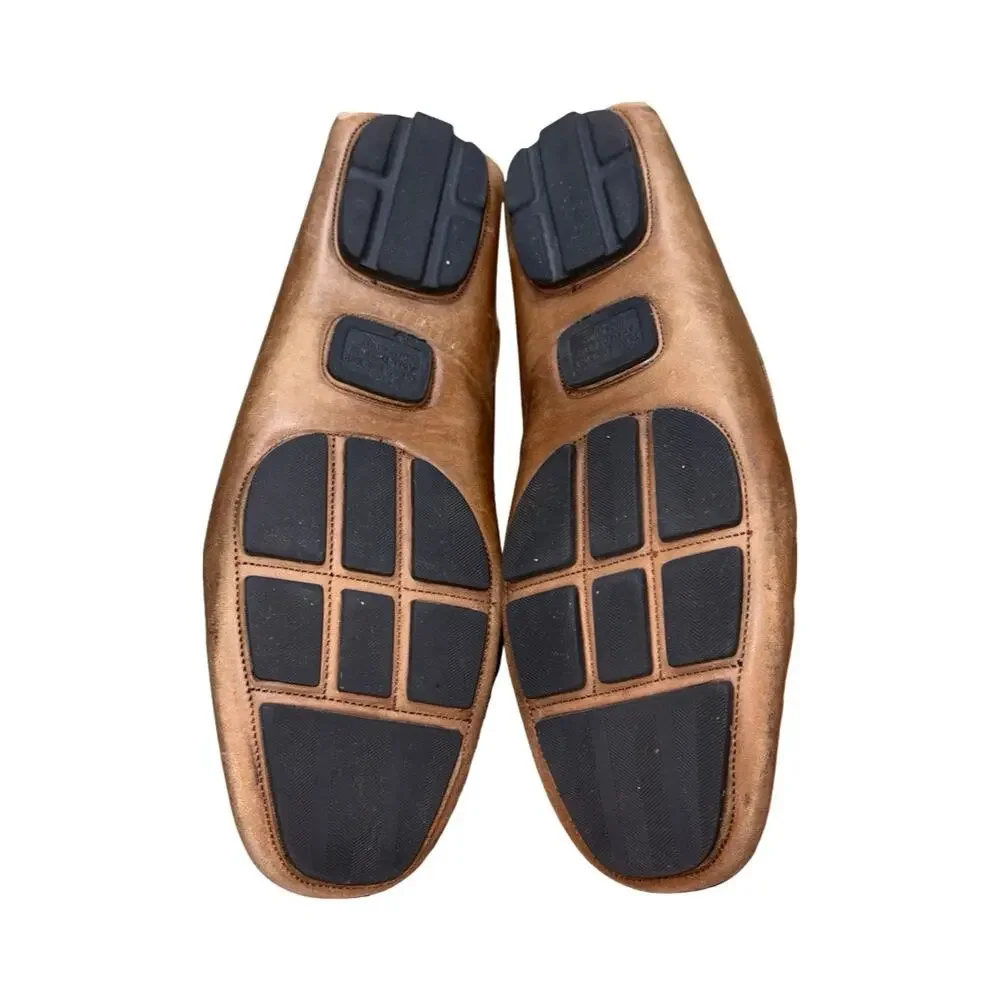 To Boot New York Adam Derrick Brown Leather Penny Loafers   Size: 11